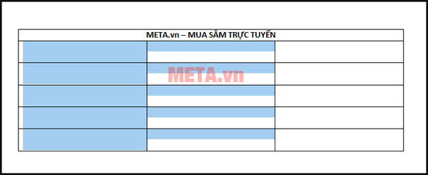  Cách gộp ô trong Word 