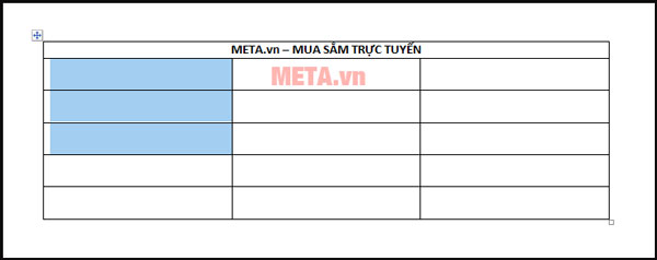  Cách gộp ô trong Word 