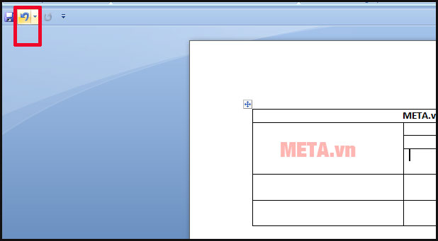 Cách bỏ gộp ô trong Word