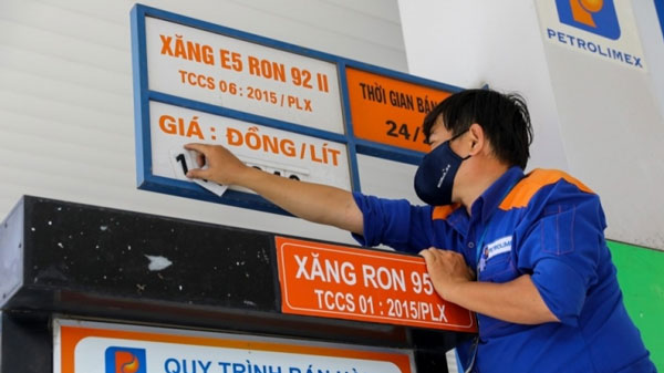 Lịch điều chỉnh giá xăng dầu