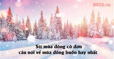 25 Stt mùa đông cô đơn, câu nói về mùa đông buồn hay nhất