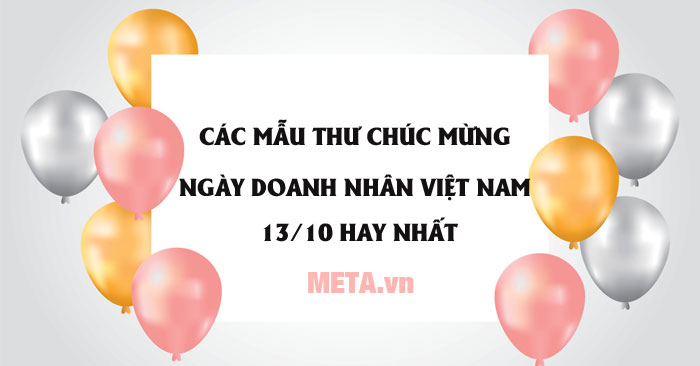 Mẫu thư chúc mừng ngày Doanh Nhân Việt Nam