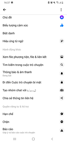 Cách bật mã hóa đầu cuối trên Messenger