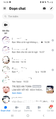 Cách bật mã hóa đầu cuối trên Messenger