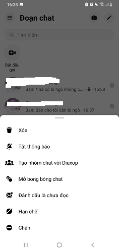 Cách tắt tính năng mã hóa đầu cuối trên Messenger