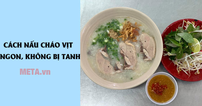Cách nấu cháo vịt
