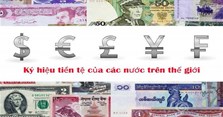 Tiền các nước trên thế giới: Tên, giá trị và ký hiệu
