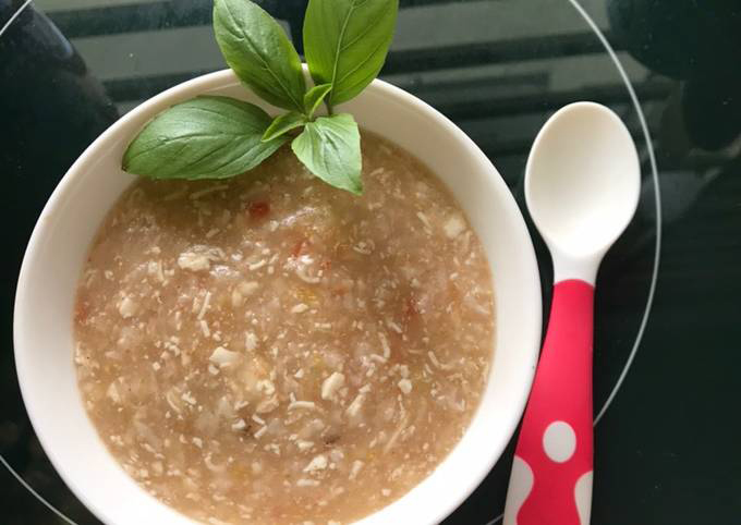 Cháo cua đồng cho bé với đậu hũ non