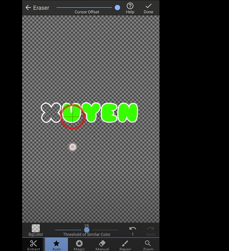 Cách làm avatar trong suốt trên TikTok có tên bạn
