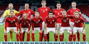 Đội hình, lịch thi đấu đội tuyển Đan Mạch vòng bảng World Cup 2022