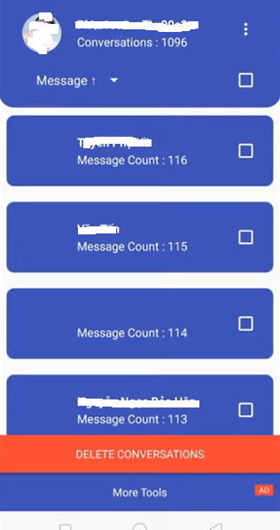 Cách xóa nhiều tin nhắn trên Messenger bằng điện thoại