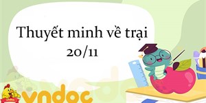 Thuyết minh về trại 20/11