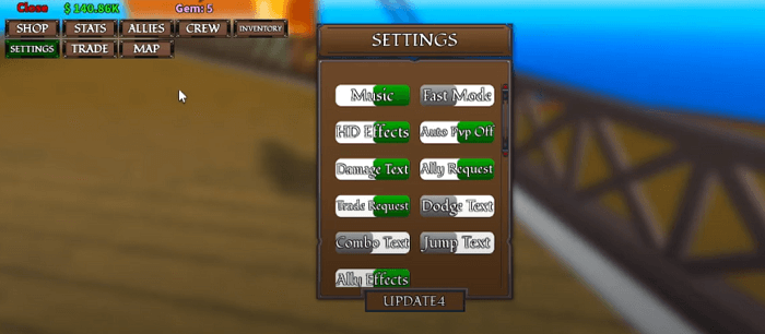 Cách nhập code King Legacy