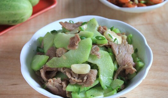 Su su xào thịt bò