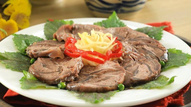 Bắp bò ngâm mắm