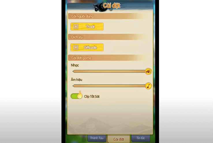 Cách nhập code Cửu Vĩ Đại Chiến