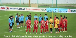 Danh sách đội tuyển Việt Nam dự AFF Cup 2022 đầy đủ nhất