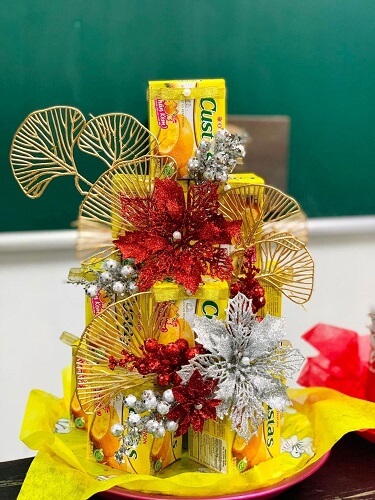 Mẫu tháp bánh tài lộc