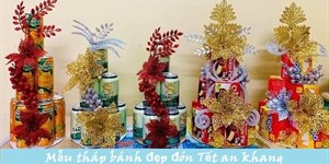 20+ Mẫu tháp bánh đẹp đón Tết an khang