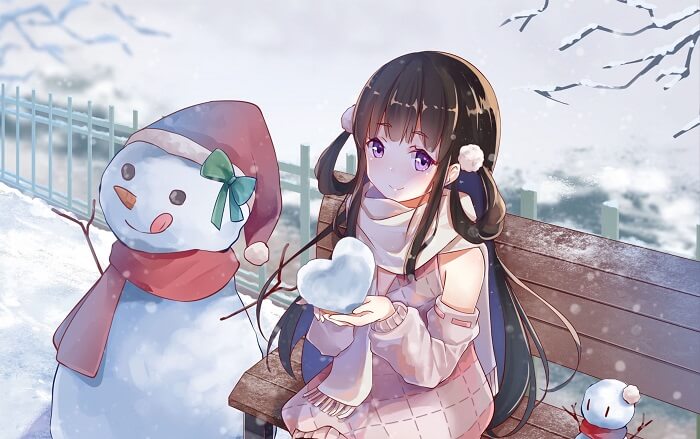 hình nền anime giáng sinh