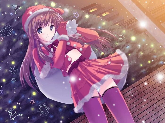 avatar giáng sinh anime