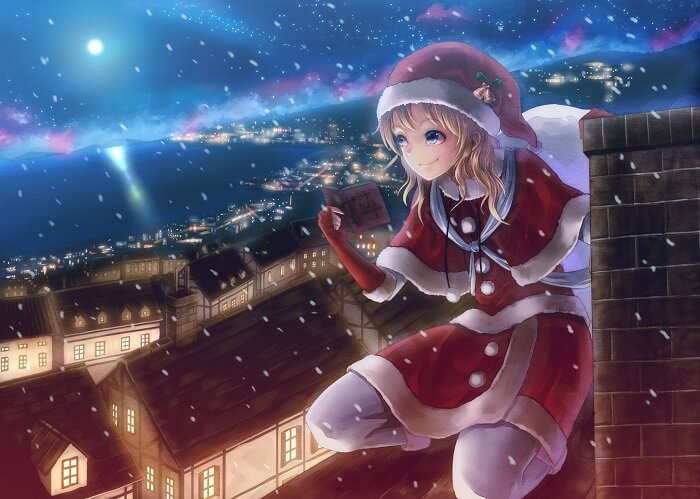 hình anime giáng sinh