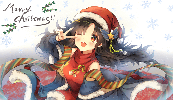 hình anime giáng sinh