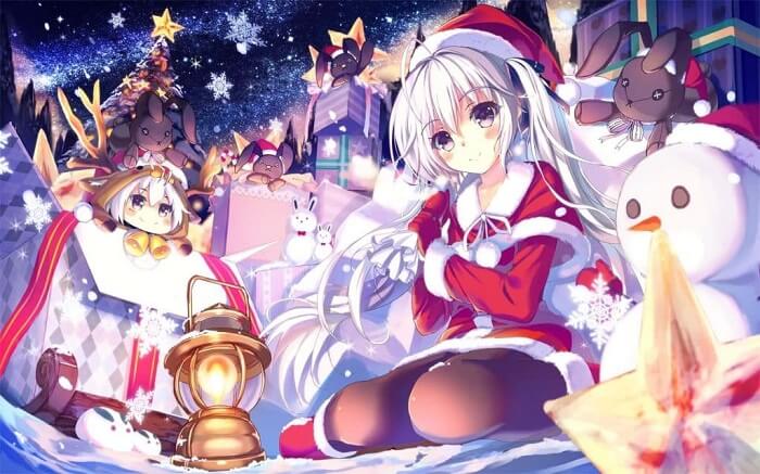 ảnh anime giáng sinh