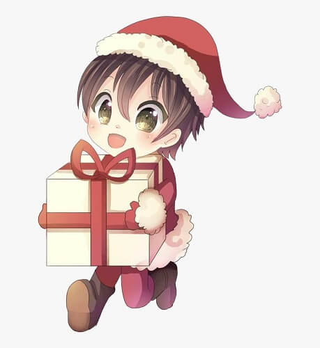 Hình anime Giáng Sinh chibi