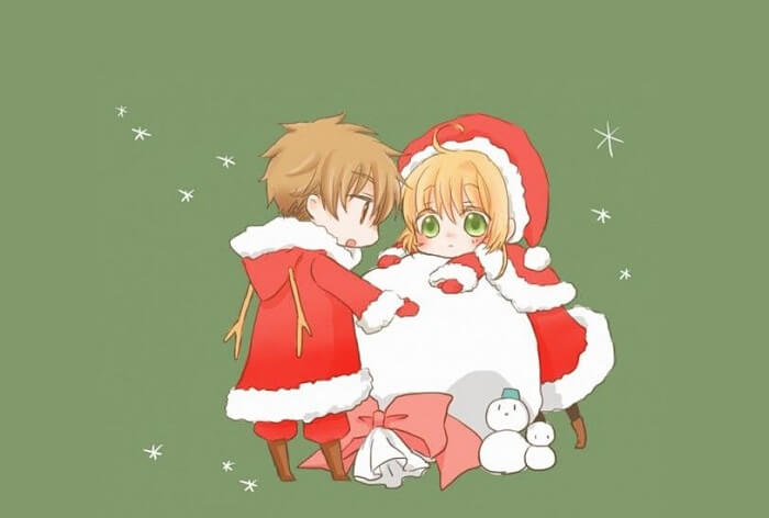 Hình anime chibi Giáng Sinh