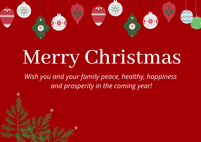 Lời chúc Giáng Sinh cho cô giáo, thầy giáo bằng tiếng Anh