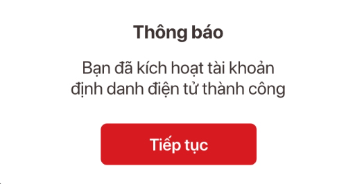 Nhấn Tiếp tục