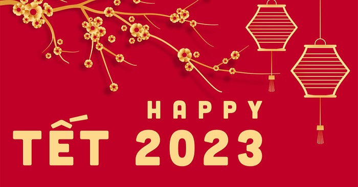 Mẫu background tiệc tất niên 2023 đẹp nhất