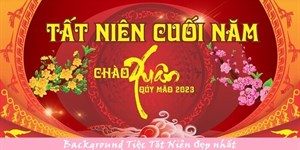 15+ mẫu background tiệc tất niên 2024 đẹp nhất