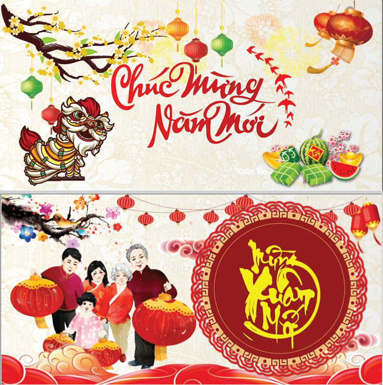 Thiệp chúc Tết 2024 Thiệp chúc Tết 2024