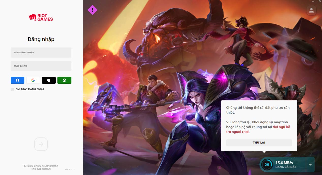 Nhấn vào Install ở góc dưới bên phải màn hình để tiến hành cài đặt game