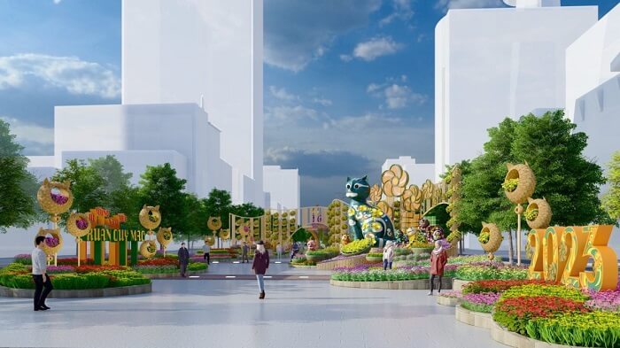 Đường hoa Nguyễn Huệ Đường hoa Nguyễn Huệ