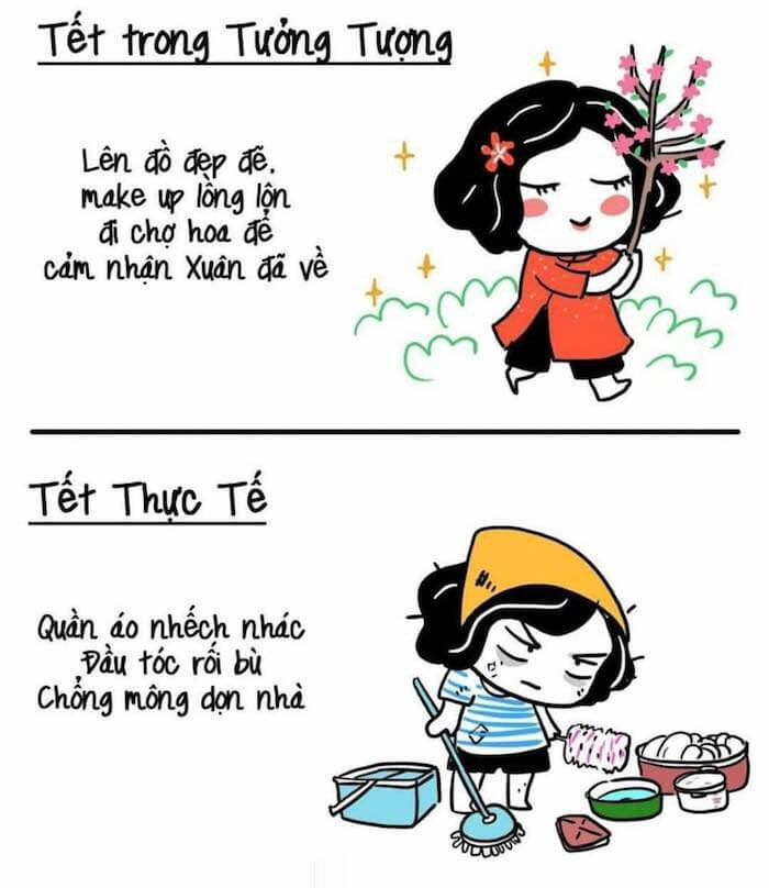 Ảnh meme Tết