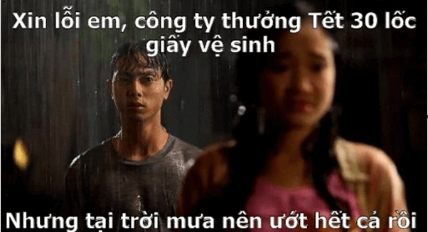 Ảnh meme Tết hài hước