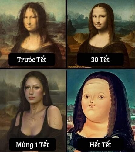 Ảnh meme Tết hài hước