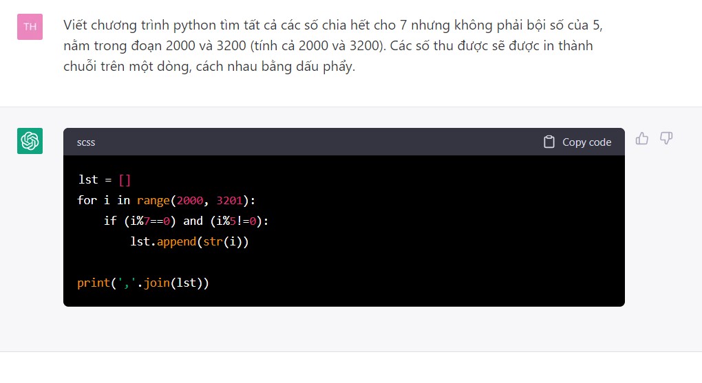Cách dùng ChatGPT để viết code và debug lỗi