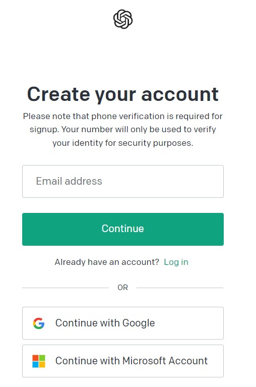Cách tạo tài khoản ChatGPT