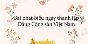 Bài phát biểu ngày thành lập Đảng Cộng sản Việt Nam