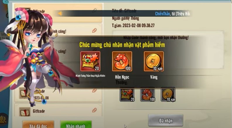 Cách nhập code Lục Giới Phong Thần