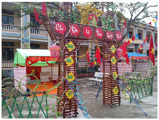 Tổng hợp mẫu cổng trại 26/3 đẹp nhất