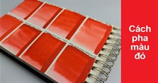 Trộn màu gì ra màu đỏ? 3 Cách pha màu đỏ lên màu chuẩn