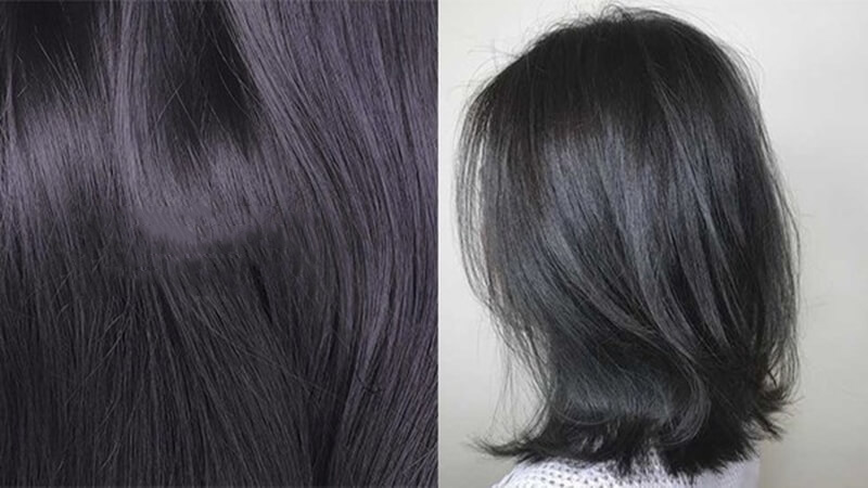 Công thức nhuộm tóc màu than chì