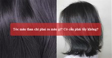 Tóc màu than chì phai ra màu gì? Có cần phải tẩy không?
