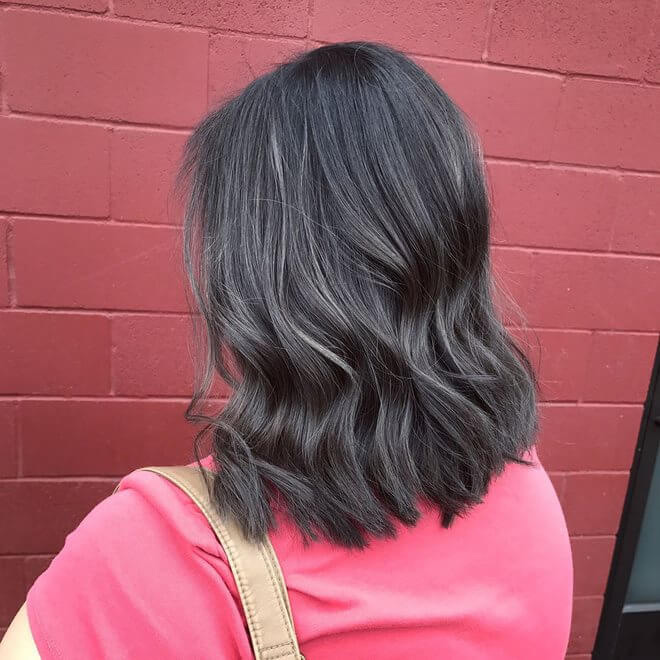 Màu tóc than chì phai ra màu gì