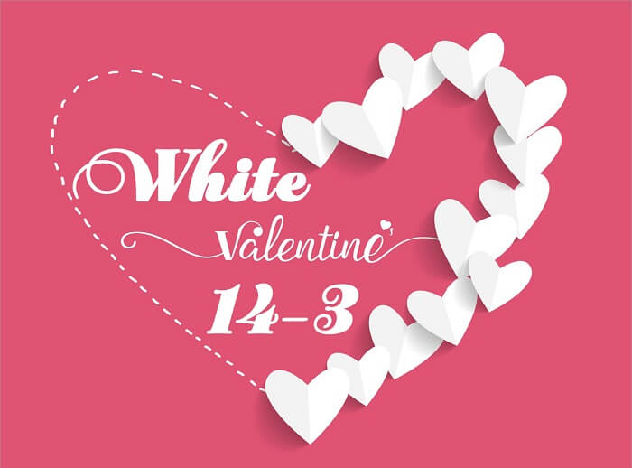 Lời chúc Valentine Trắng